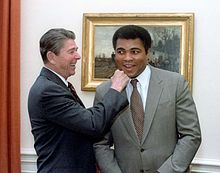 Muhammad Ali and Reagan